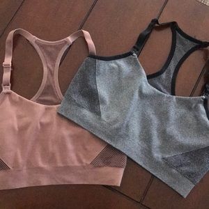 2 Women’s Nursing Yoga Sports Bras - maternity